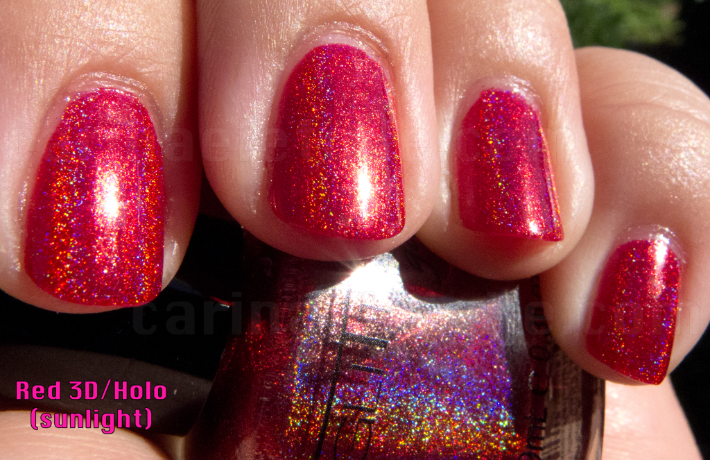 Glitter Gal Red 3D/Holo