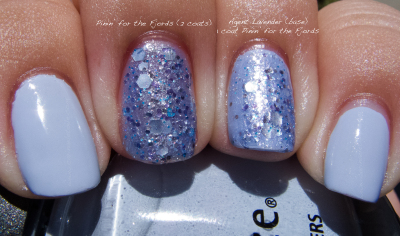 China Glaze Agent Lavender and Nerd Lacquer Pinin for the FJords Sun