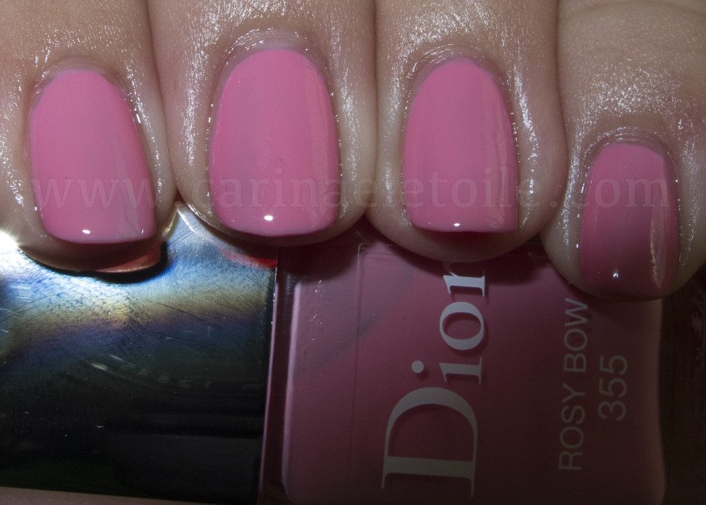 Dior Cherie Bow nail polish - Rosy Bow