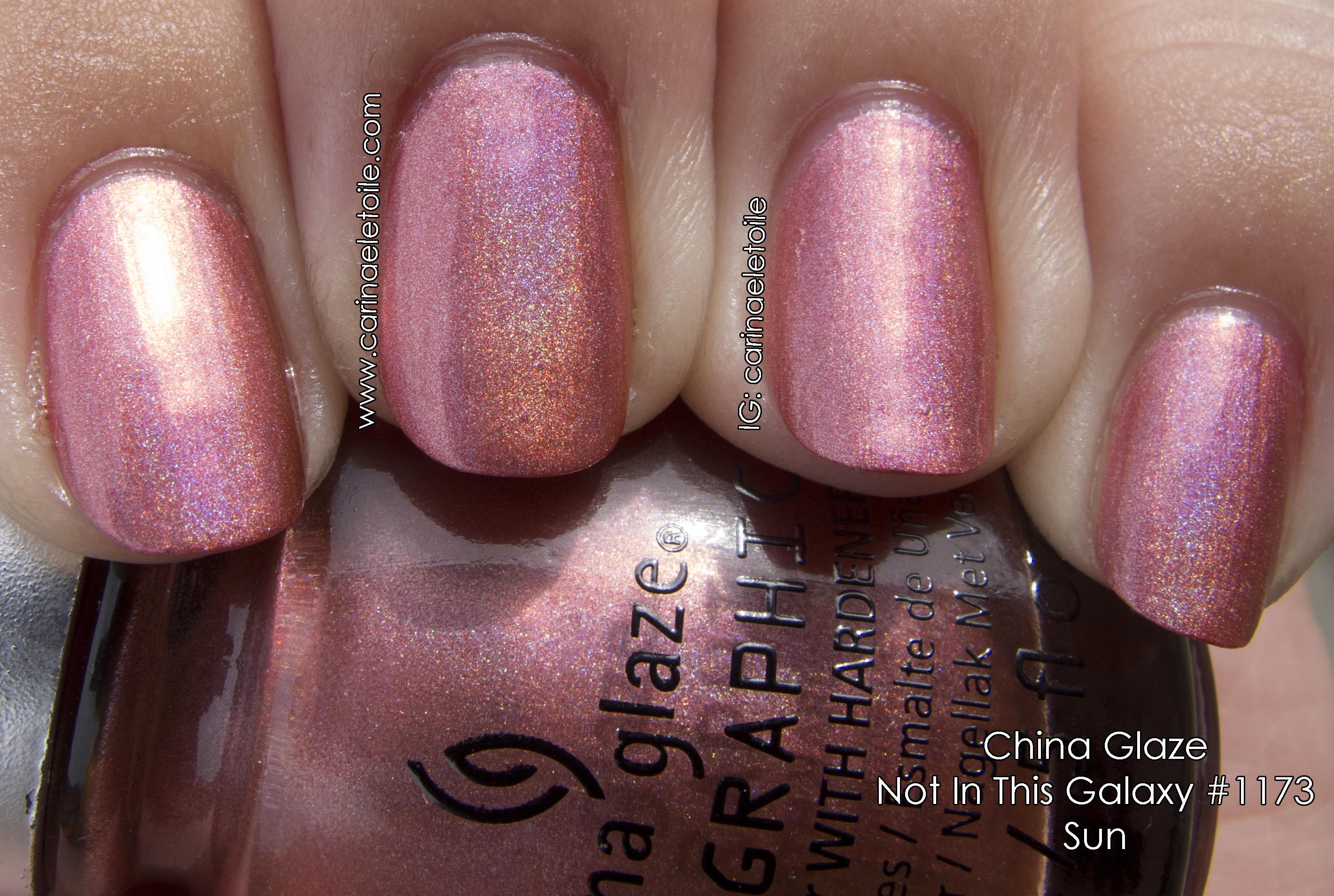 Not In This Galaxy the least out of the China Glaze Hologlam collection. 