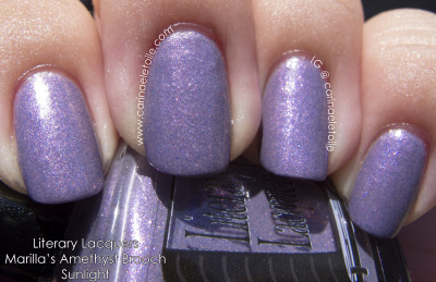 Literary Lacquers Marilla's Amethyst Brooch