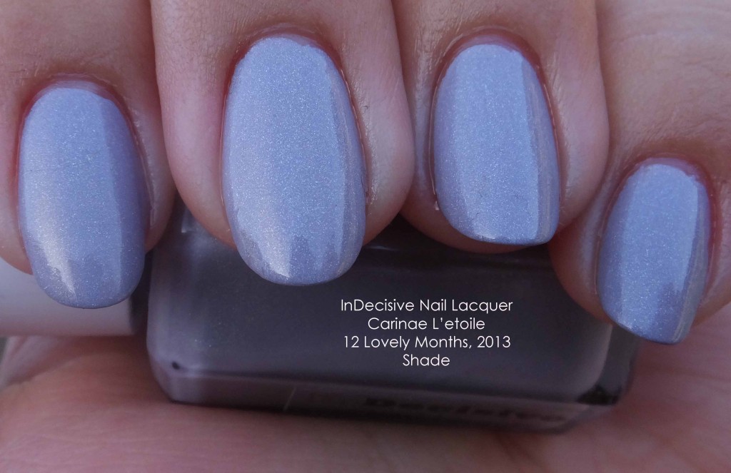 InDecisive Nail Lacquer Carinae L’etoile 12 Lovely Months, 2013