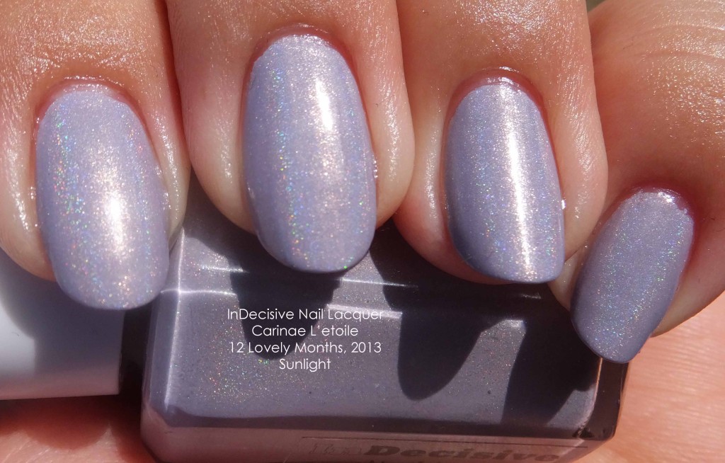 InDecisive Nail Lacquer Carinae L’etoile 12 Lovely Months, 2013
