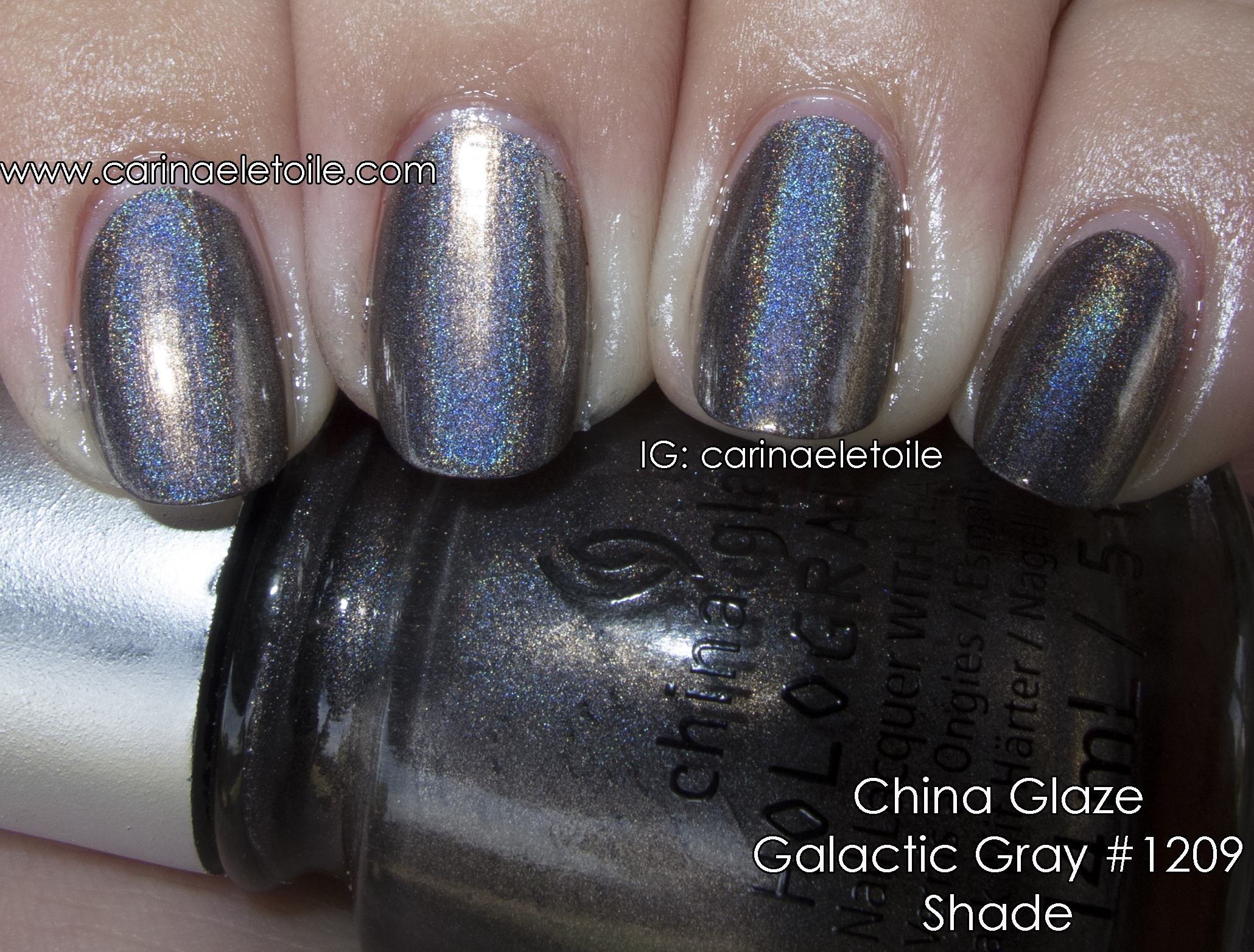 China Glaze Galactic Gray